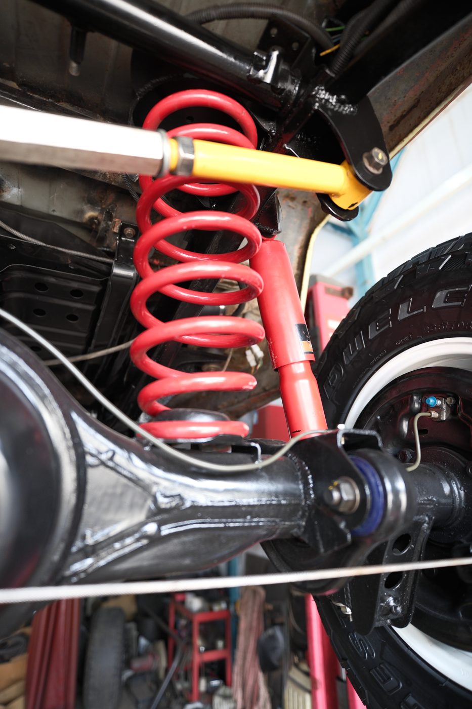 Coil conversion on the 40 Series, red coil spring