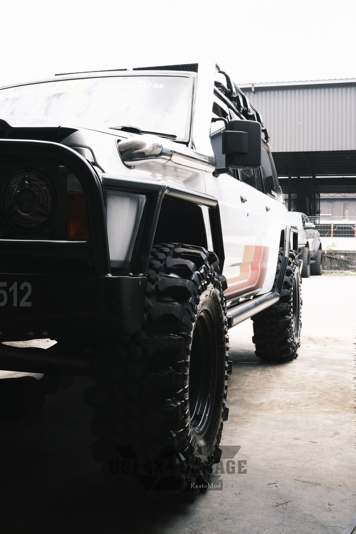 Nissan Patrol rear three-quarter